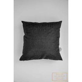 Kis díszpárnahuzat - Fekete rózsa mintás