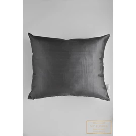 Nagy díszpárnahuzat - Sötétszürke redőzött