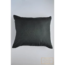 Nagy díszpárnahuzat - Méregzöld, fekete, teknős mintás 