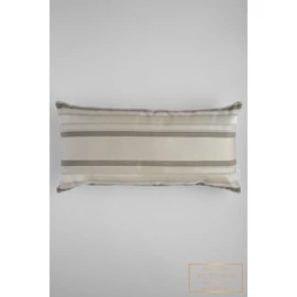 Hosszúkás díszpárnahuzat - Bézs, khaki, elegáns csíkos