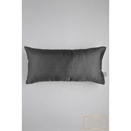 Hosszúkás díszpárnahuzat - Sötétszürke redőzött