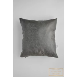 Kis díszpárnahuzat - Szürke kígyóbőr mintás műbőr