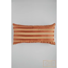 Hosszúkás díszpárnahuzat - Narancssárga csíkos