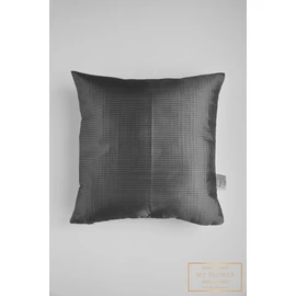 Kis díszpárnahuzat - Sötétszürke redőzött