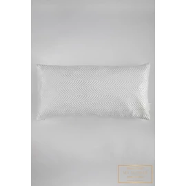 Hosszúkás díszpárnahuzat - Fehér mintás