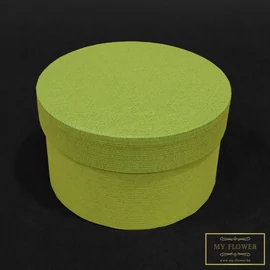 Almazöld kerek díszdoboz - Kicsi