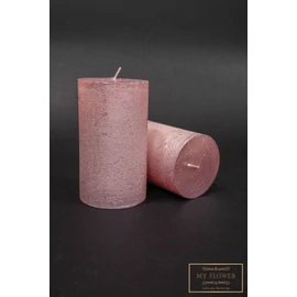 Púder színű gyertya - Nagy