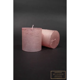 Púder színű gyertya - Kicsi