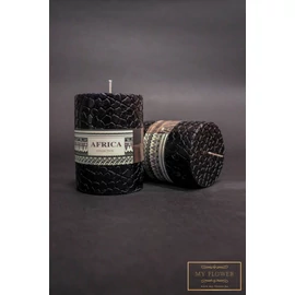 Fekete állatmintás gyertya - Kicsi