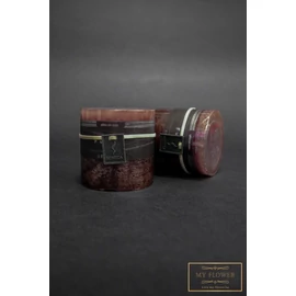 Barna rusztikus gyertya - Afrikai eső illat