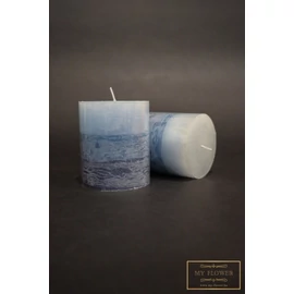 Kék 3 színű gyertya