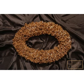 Antik arany ovális koszorú alap termésekkel