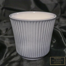 Szürkéskék virágcserép